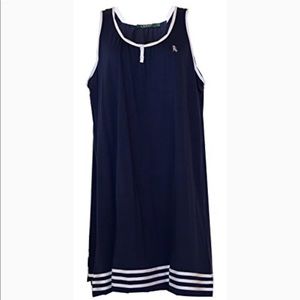 NWT Navy White Ralph Lauren Nightgown Large